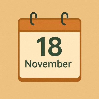 Historischer Kalender – 18. November